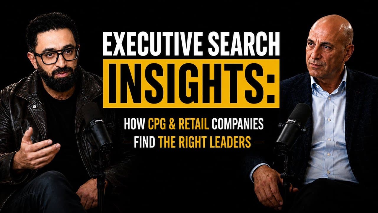 How CPG & Retail Companies Find the Right Leaders: Issy Perez on Mentorship, P&L Judgment, and What AI Actually Changes